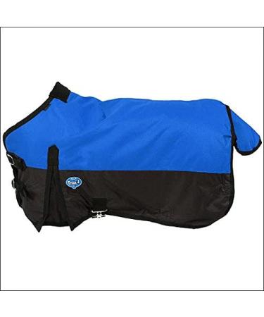Tough 1 600D Waterproof Poly Miniature Turnout Blanket - Royal Blue - 50 - Buy Online on GoSupps.com
