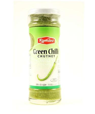 RAMDEV Ramdev Chutney Green Chili Chutney 220 g (lot de 2)