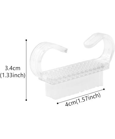 3 Piece Transparent Nail Cleaning Brush Set - Fingernail Scrubbing Hand Brush - Buy Online on GoSupps.com