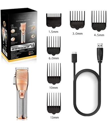 Pro Hair Clipper Barber Professional Fading Blending Hair Clipper Strong Motor Rechargeable Hair Trimmer Professional Electric Hair Cutting kit(CR-34A) - Buy Online on GoSupps.com