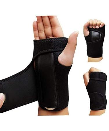 ONTYZZ Adjustable Wrist Support Brace for Typing & Sports | Metal Sheet Design for Pain Relief & Sports Injuries - Right Hand - Buy Online on GoSupps.com