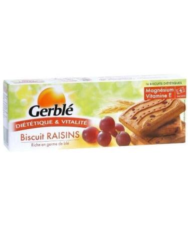 GERBLÉ - Raisin Biscuits 270G - Pack of 4 - free delivery