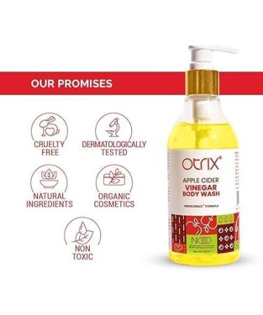 Apple Cider Vinegar Body Wash - Purifying & Hydrating Skin Cleanser for Acne & Skin Balance | Unisex | 290ml - Buy Online on GoSupps.com