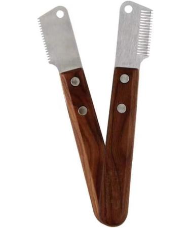 Wenfousemo 1Pcs Dog Stripping Knife Professional Dog Stripping Tool Pet Deshedding Tool Pet Grooming Tool Pet Stripping Tool for Pet - Buy Online on GoSupps.com