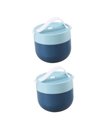 CIYODO 1 Set Soup Cup Soup Bowl Containers for Food Tea Cup Lunch Flask Porridge Jar Milk Cup With Cover