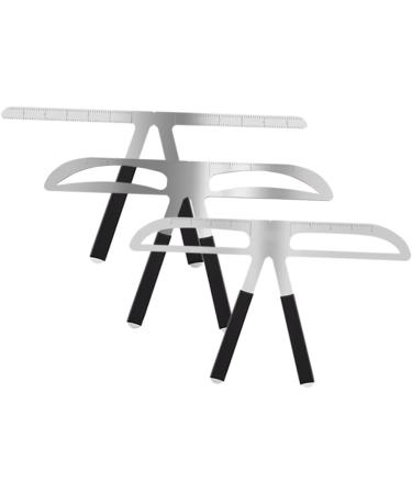 PLAFOPE Eyebrow Measuring Tool Three-point Eyebrow Ruler Kits Eyebrow Stencil Kit Eyebrow Card Eyebrow Shape - Buy Online on GoSupps.com