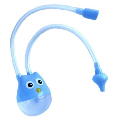 Nasal Aspirator for Baby / Reusable and Washable Infant Nose Suction / Tool to Suck Out Newborn Boogers and Snot / Vacuum Device for Virus / Adorable Owl Design / Baby Shower Gift