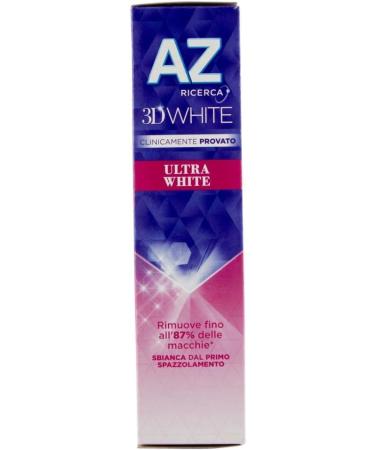 Dentifricio AZ Ultra White Whitening Toothpaste 6 x 65 ml + Italian Gourmet Polpa 400 g - Buy Online on GoSupps.com