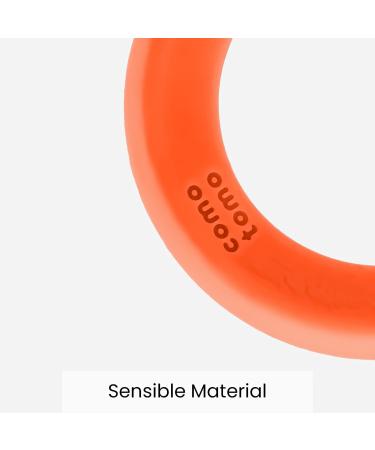 Comotomo Silicone Baby Teether - Orange | BPA-Free Teething Toy - Buy Online on GoSupps.com