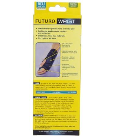 Futuro Adjustable Night Support Wrist Brace - Relieve Pain and Improve Sleep - Buy Online on GoSupps.com
