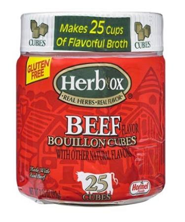 Herb-Ox Bouillon Bundle - 25 Ct Vegetable, Chicken, Beef Bouillon Cubes (3.25 Oz) with Spice of Life Mini Bamboo Spatula - Buy Online on GoSupps.com