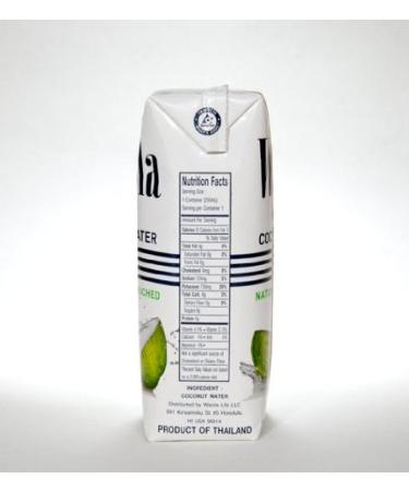 Waiola Coconut Water 8.5oz (Pack of 12) - Hydrating & Refreshing Natural Beverage - Buy Online on GoSupps.com
