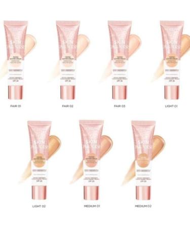 L'Oreal Paris Skin Paradise Tinted Moisturiser Up to 24h hydration SPF20 02 Fair 0.039 kg 02 Fair 0.039 kg (Pack of 1) - Buy Online on GoSupps.com