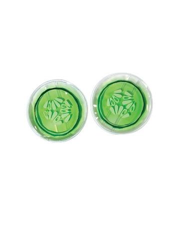 Reusable Gel Eye Coolers Cucumber Pack Pads Mask Eye Masque Swelling Puffiness Relief by Kingsley