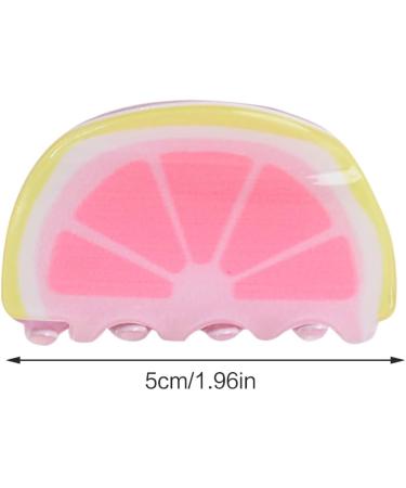 xbiez Fruit and Vegetable Hair Claw Clip for Women Styling Hairpin Thick Hair Thin Hair Hair Accessories Small Headpiece Gift Big rainbow - Buy Online on GoSupps.com