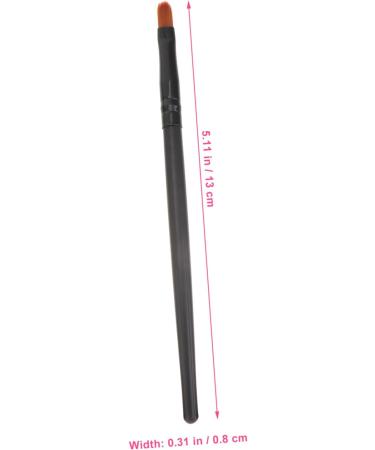 Beatifufu 10pcs Nose Shadow Brush Single-head Brush Makeup Eyeshadow Eye Beauty Brush Face Brush Wooden Handle - Buy Online on GoSupps.com