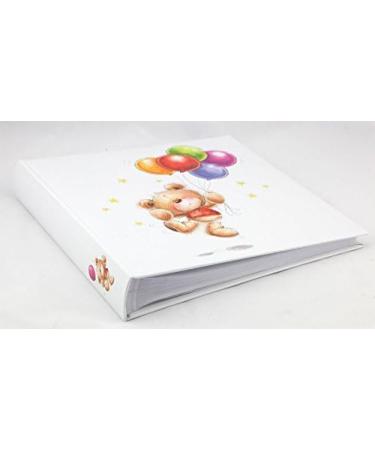 Cat & Bears Photo Album 30x30 cm | 100 White Pages Baby & Children Photo Book | Balloon Color Design - Buy Online on GoSupps.com