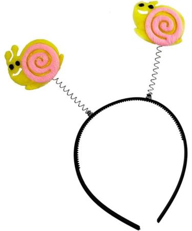 xbiez Festive Snail Headband for Party Decorations for Music Festivals Photo Booth Props for Girls Photography Pink - Buy Online on GoSupps.com