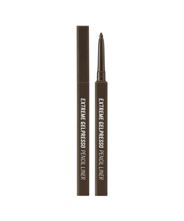 CLIO Extreme Gelpresso Pencil Eyeliner Smudge-Proof Waterproof Long-Lasting Long-Wear 6 Cool and Warm Tone Shades Ultra-Smooth Creamy Formula Precise Application Retractable Versatile Looks (001 BLACK BROWN) - Buy Online on GoSupps.com
