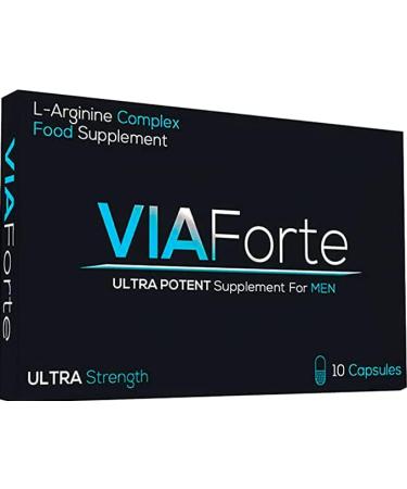 Viaforte Super Strength Maximum Duration Energy Endurance Stamina for Men - 10 Count Pack - Buy Online on GoSupps.com