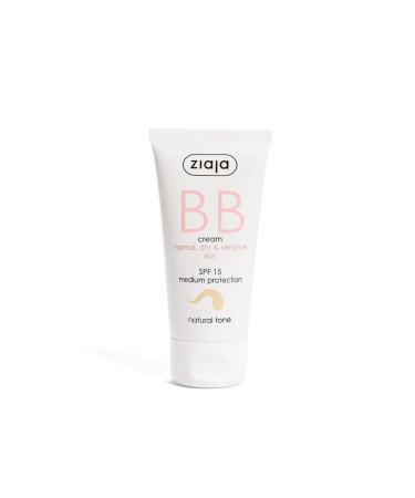 BB Cream Normal Dry and Sensitive Skin SPF15 Natural Tone - 50 Ml