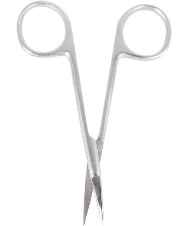 Professional Precise Pointed Tip Cuticle Scissors Stainless Steel Curved Blade Manicure Scissors - Buy Online on GoSupps.com