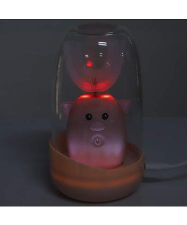 Children's Electric Toothbrush - U Form Head Waterproof Sound Function for Ages 2-12 - Pink - IPX7 1 Pack - Buy Online on GoSupps.com