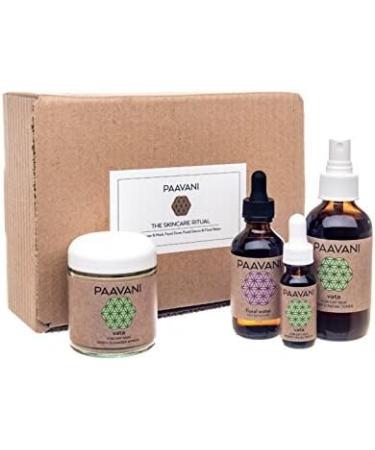 PAAVANI Ayurveda Vata Dosha Remedy - Hydrating & Moisturizing Ritual Set for Dry Skin | International Shipping - Buy Online on GoSupps.com