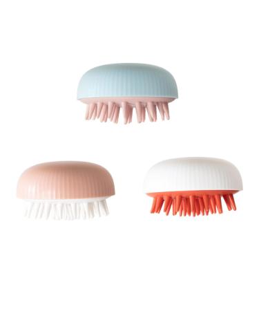 Magiclulu 3st shampoo brush body washer with a long handle peeling of the skin cleaning shampoo body washer for the shower scalp massage brush comb child handheld tools the hips