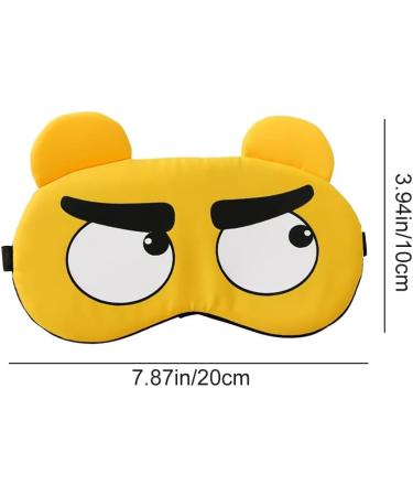 Cartoon Sleep Mask | Breathable Cute Eye Mask for Travel, Nap, and Night Sleep - Buy Online on GoSupps.com
