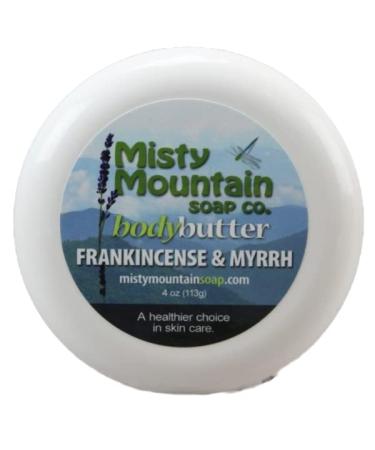 Body Butter - Frankincense & Myrrh - Made with Natural Oils and Butters by Misty Mountain Soap Co.