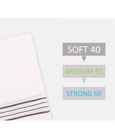 LUUUVMOI 4 Pcs White Korean Exfoliating Towel Gloves for Beauty Skin Bath Shower - Buy Online on GoSupps.com