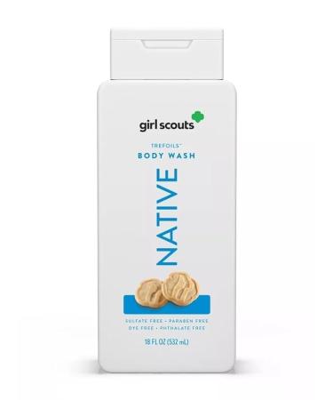 Generic Girls Scout New Limited Edition Collection Body Wash By Native 18 FL OZ (Trefoils)