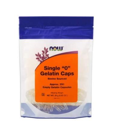Now Foods Gel Caps 250 Caps 0 (Pack of 5)