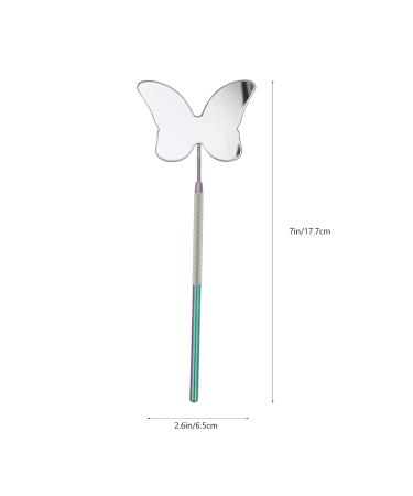 FRCOLOR 8 Pcs Eyelash Inspection Mirror Set - Handheld Lash Extension Tool Stainless Steel Beauty Accessory for Eyelash Grafting & Checks - Buy Online on GoSupps.com