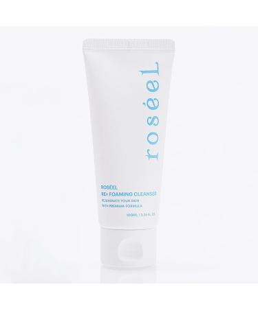 Rosee & EL RE+ Foaming Cleanser Gentle Vegan Facial Cleanser with Fermented Botanicals Ceramides & Hyaluronic Acid | Daily Face Wash for All Skin Types | 100 ml | Made in Korea - Buy Online on GoSupps.com