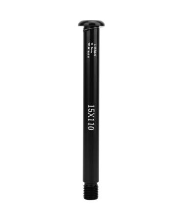 Drfeify Pin Axis Bicycle Alu |L: 155mm |TL: 9mm |TP: M14x1.5 |Light black bicycle front fork for a quick-wing bicycle fork assembly for FOX SC32 34 36 series