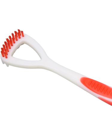 Effective Tongue Scraper & Bad Breath Cleaner - Ergonomic Oral Health Tool - Blue & Red - Buy Online on GoSupps.com