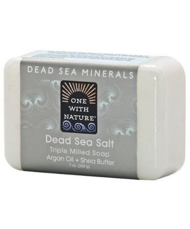 One With Nature Dead Sea Mineral Soap 7oz (Pack of 6) - Dead Sea Salt Soap Bar Set - Buy Online on GoSupps.com