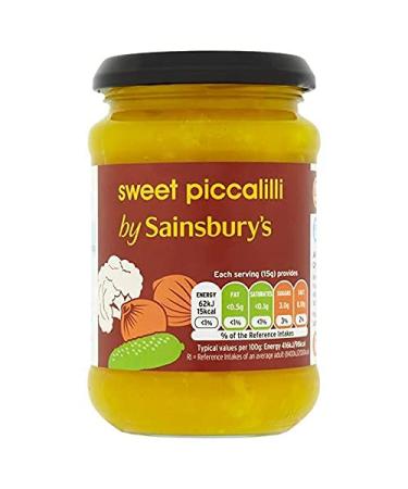 Sainsbury's Sweet Piccalilli 295g Sweet Piccalilli with cauliflower onions and cucumber.
