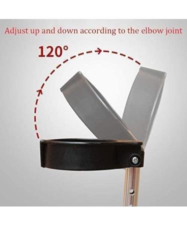 COKVBSKZ Forearm Crutches Adjustable Forearm Crutches (Pair) - Lightweight Cuff Crutch - Adjustable Comfortable on The Wrist Replaceable Rubber Tips Gray Lightweight Arm Crutch (Color : Grey) - Buy Online on GoSupps.com