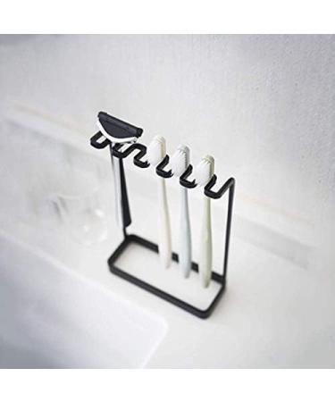 Jdeijfev Simple Curved Toothbrush Storage Rack - Black Electric Toothbrush Holder for Optimal Organization - Buy Online on GoSupps.com