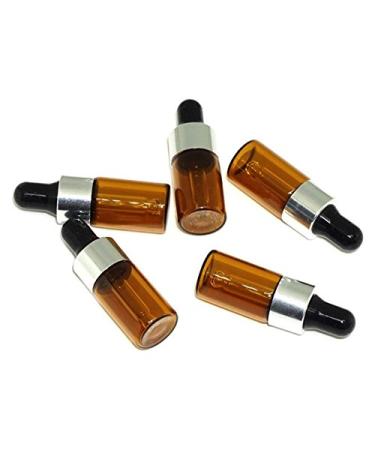 12pcs 3ml Mini Glass Drip Bottles | Brown Essential Oil & Perfume Bottles with Pipette - Portable Aromatherapy Holders - Buy Online on GoSupps.com