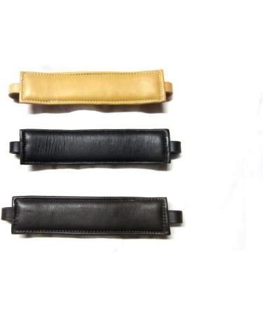 Buy PS Horse Articles Soft Leather Noseband & Chin Strap Set - Natural Color with Gold Fittings - International Shipping Available - Buy Online on GoSupps.com