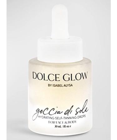 DOLCE GLOW Goccia De Sole Hydrating Tanning Drops Face And Body 1 oz.