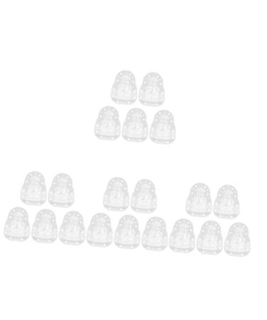 Toddmomy 20 Pcs Vegetable Ginseng Vegetable Growth Forming Mould Small Fruit Mini Shaper 7.6x5.6cmx4pcs Transparentx4pcs