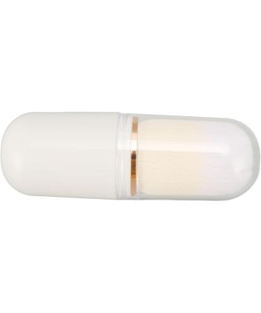 Small Powder Brush Transparent Handle Powder Brush Ergonomic Handle Capsule-shaped Brush Prevents Redness - Buy Online on GoSupps.com