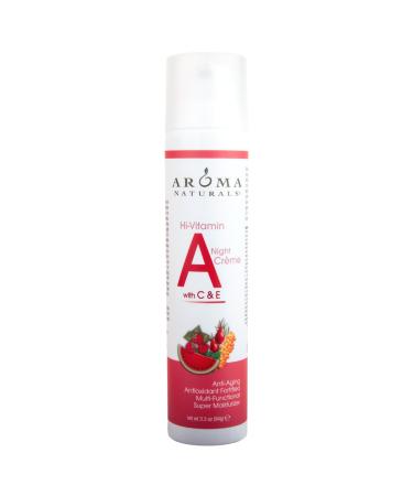 Aroma Naturals Vitamin A plus C and E Vitamin Cream 3.3 Ounce