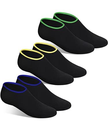 Xtinmee 3 Pairs 2.5mm Neoprene Socks Fin Socks Neoprene Booties Diving Socks for Men Women Diving, Snorkeling, Swimming, Water Sports