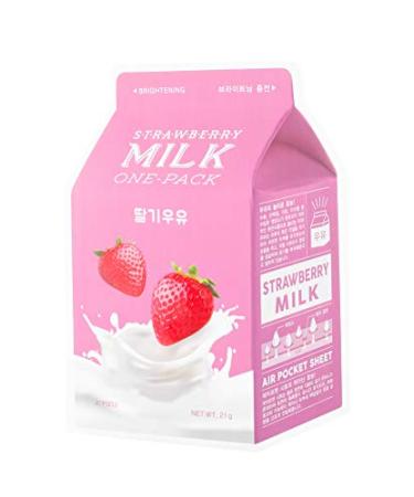 A'PIEU APIEU Strawberry Milk OnePack Mask Sheet Mask Korea Cosmetica 1 stuk